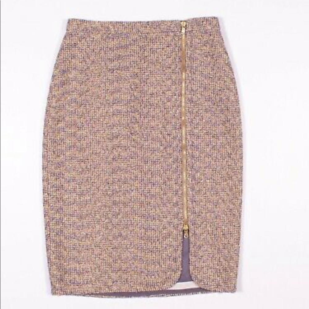 NWT J. Crew Sparkle Tweed Pencil Skirt